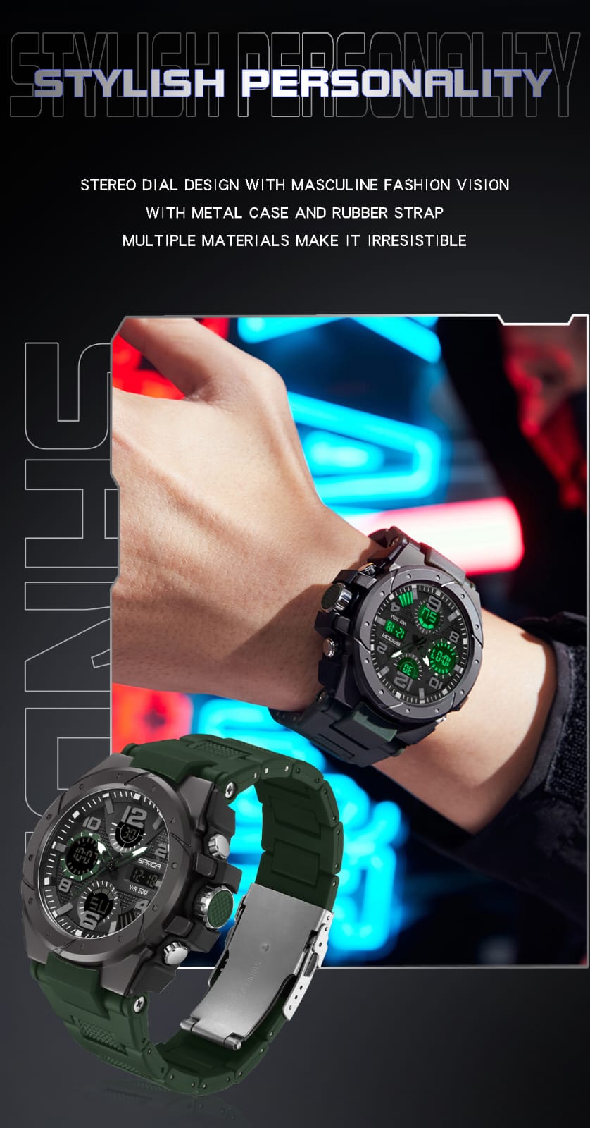 SANDA ORIGINAL WATER PROOF WATCH - Image 8