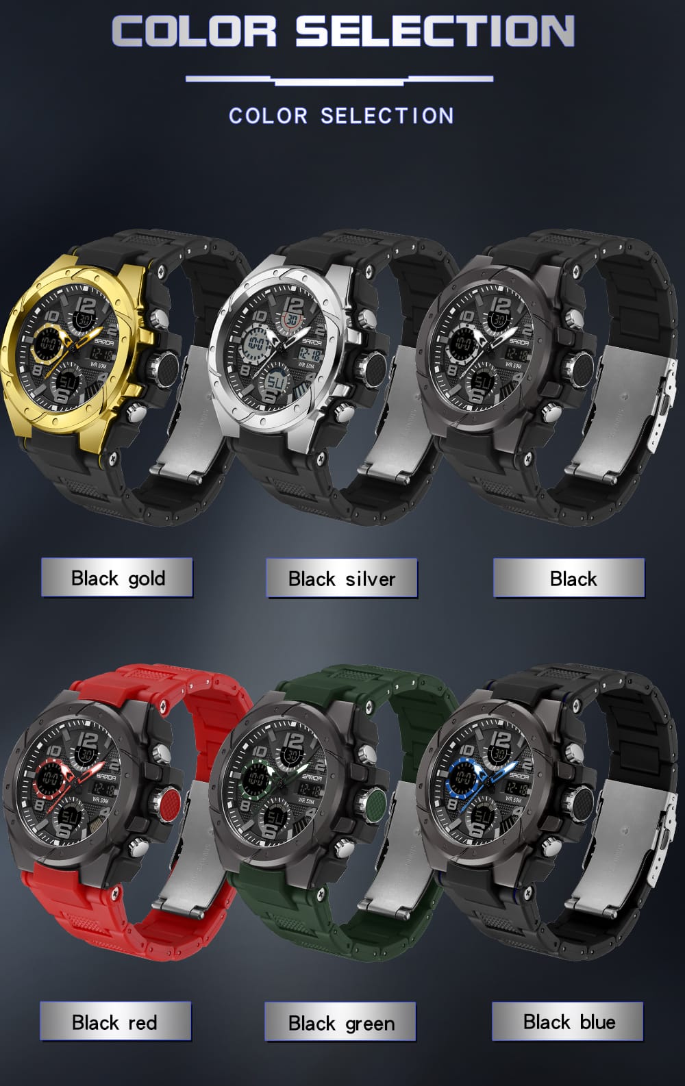 SANDA ORIGINAL WATER PROOF WATCH - Image 7
