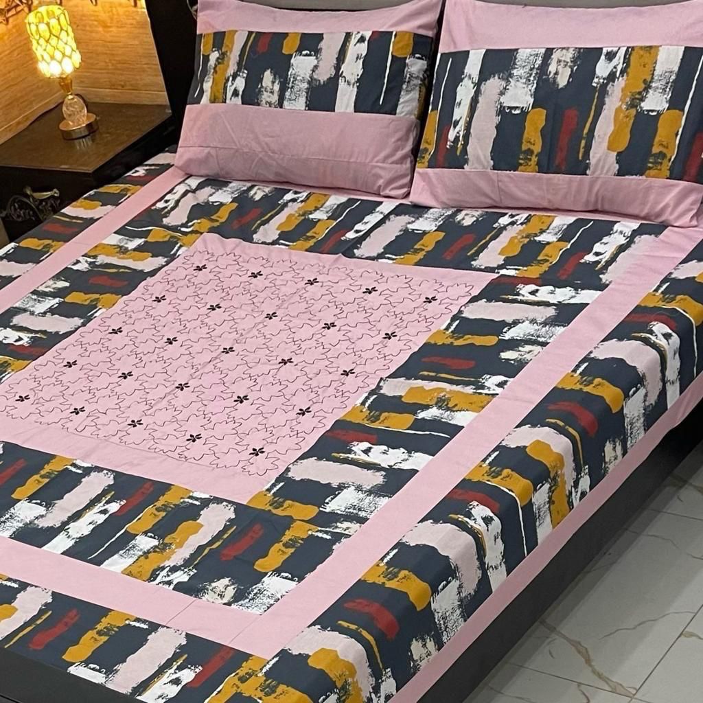 taal mart patch work bedsheet design