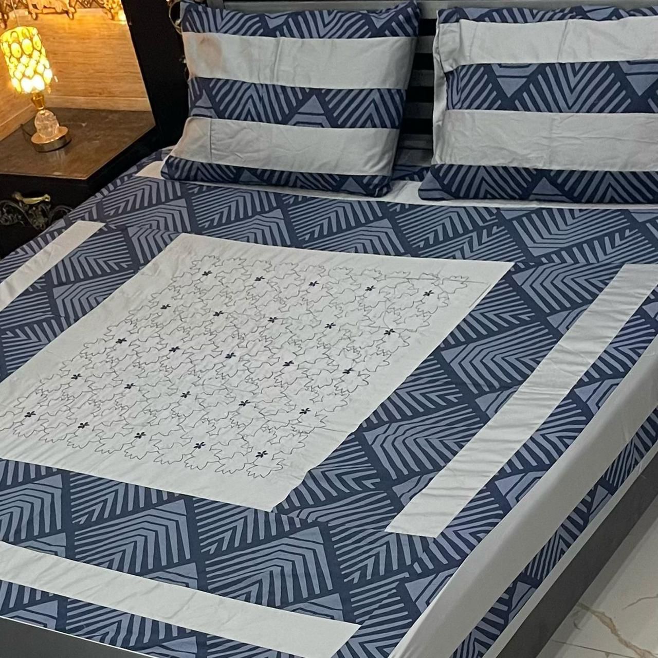 taal mart patch work bedsheet design