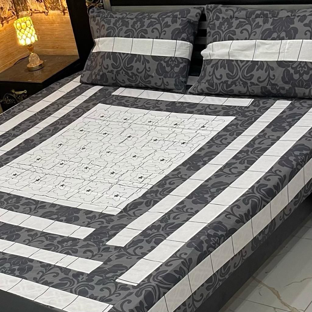 taal mart patch work bedsheet design