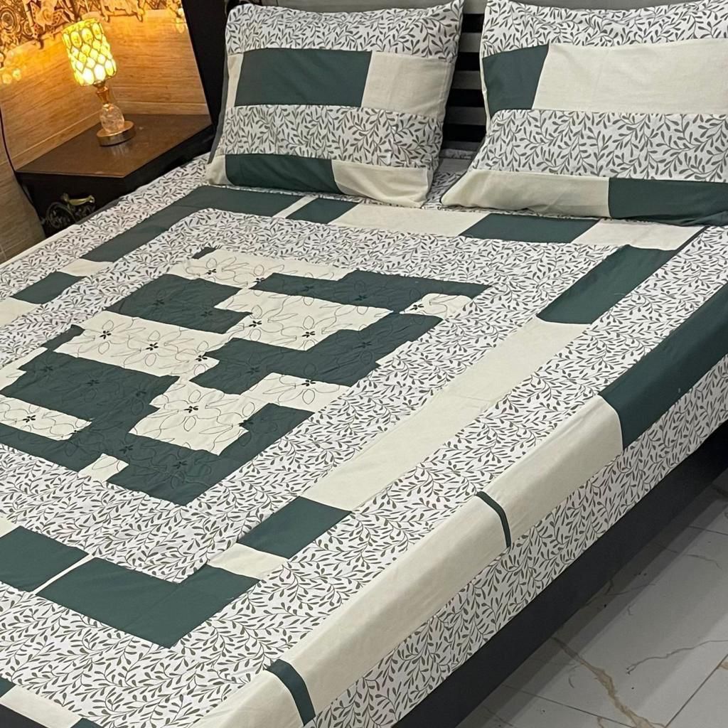 taal mart patch work bedsheet design
