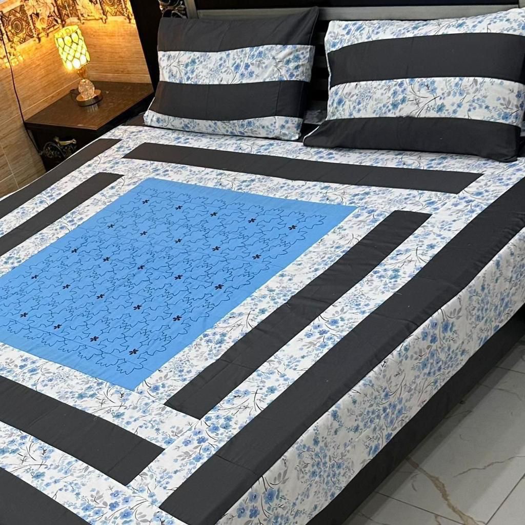 taal mart patch work bedsheet design