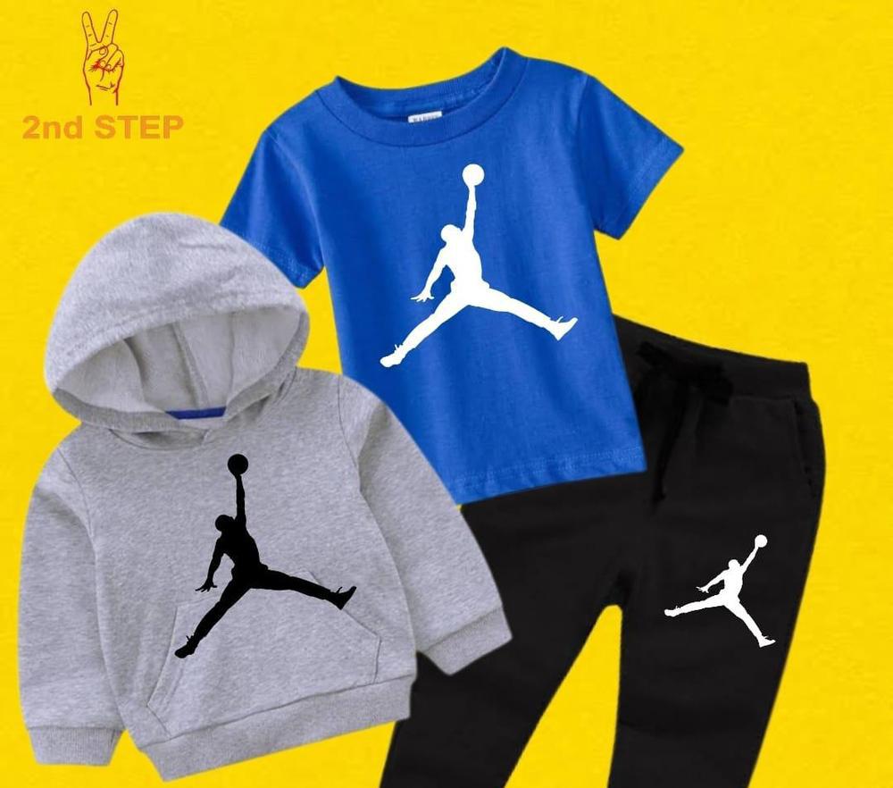 Boy's Stitched Fleece Printed Tracksuit - Image 5